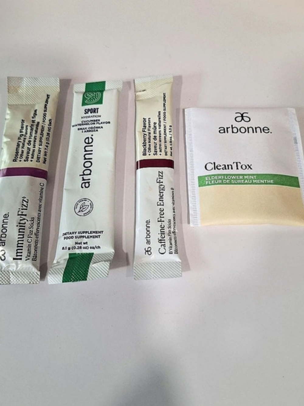 Arbonne Sample Variety Pack — 7 Pieces